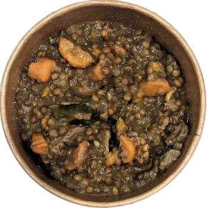 lentejas con zanahoria y setas