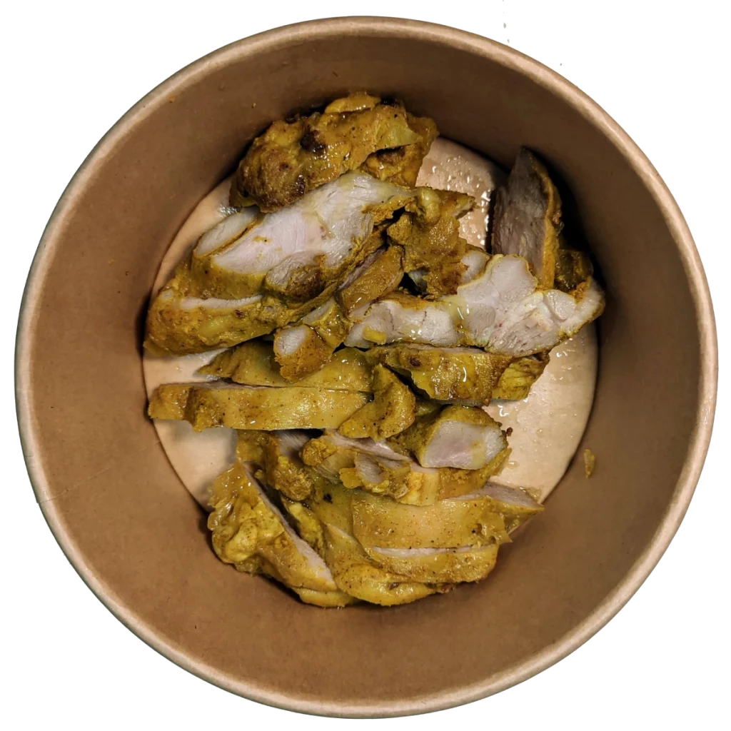muslos de pollo marinados con yogur