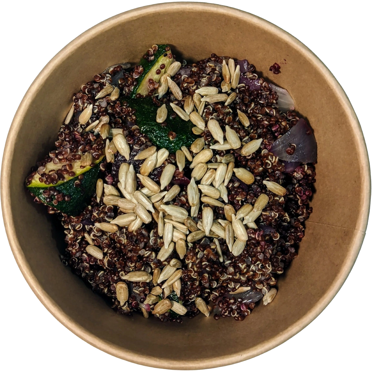 quinoa roja con verduras